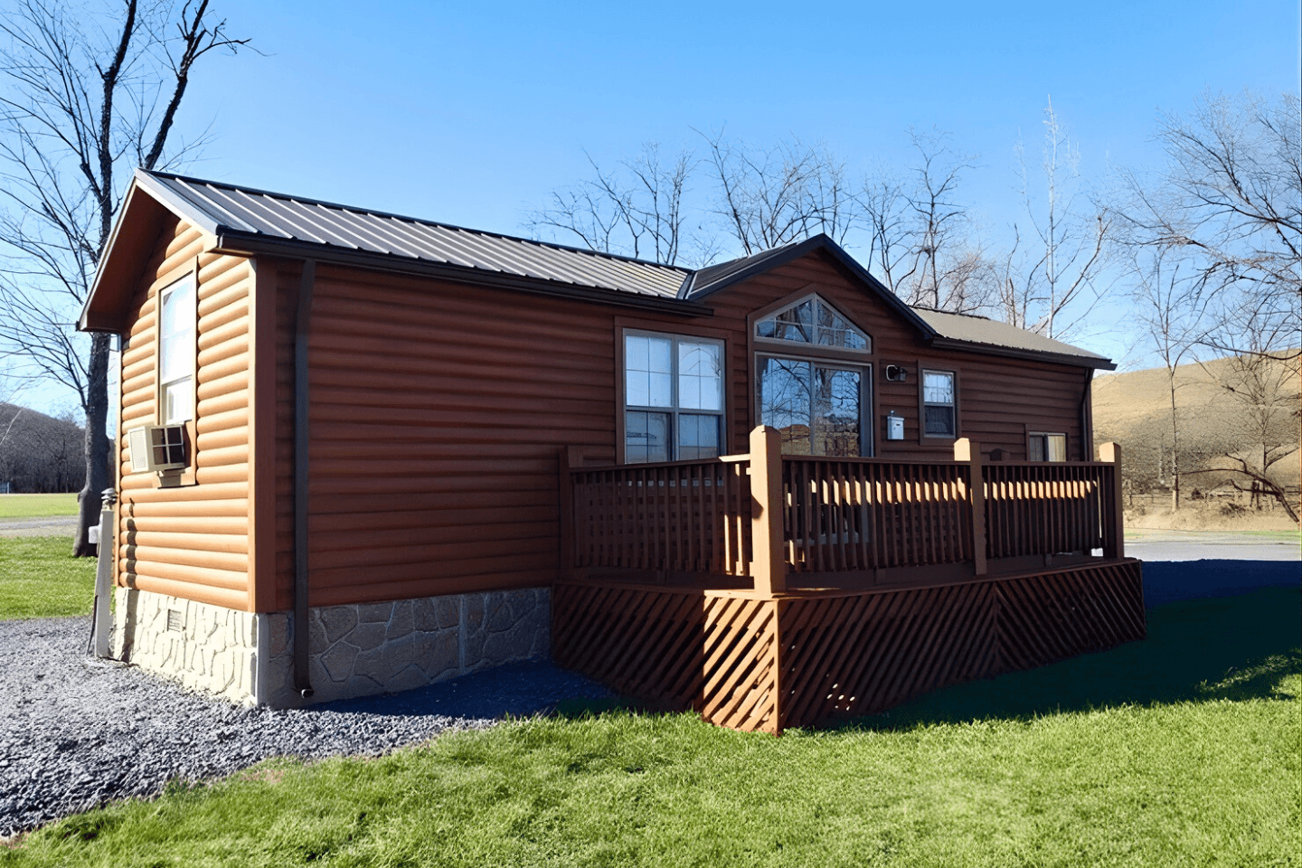 (4WV4) Heaven's Landing Airstrip - ✈️🏞️ Base to Final: Fork Creek Cabin