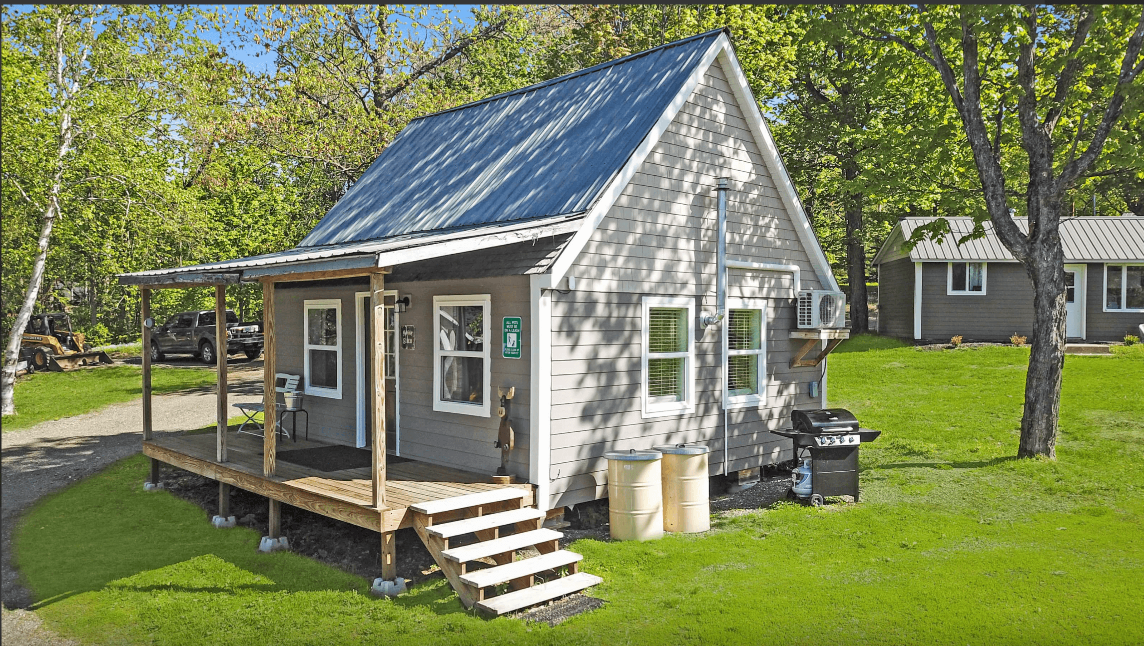(87B) Portage Lake Municipal Seaplane Base – Lake Landing Cabin, The Moose Shed