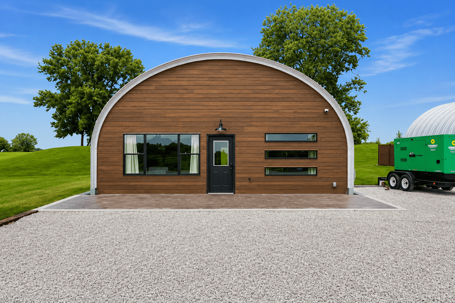 (43MO) Blue Cedar Landing Airport – Small Hangar on a Runway - Hangar 1