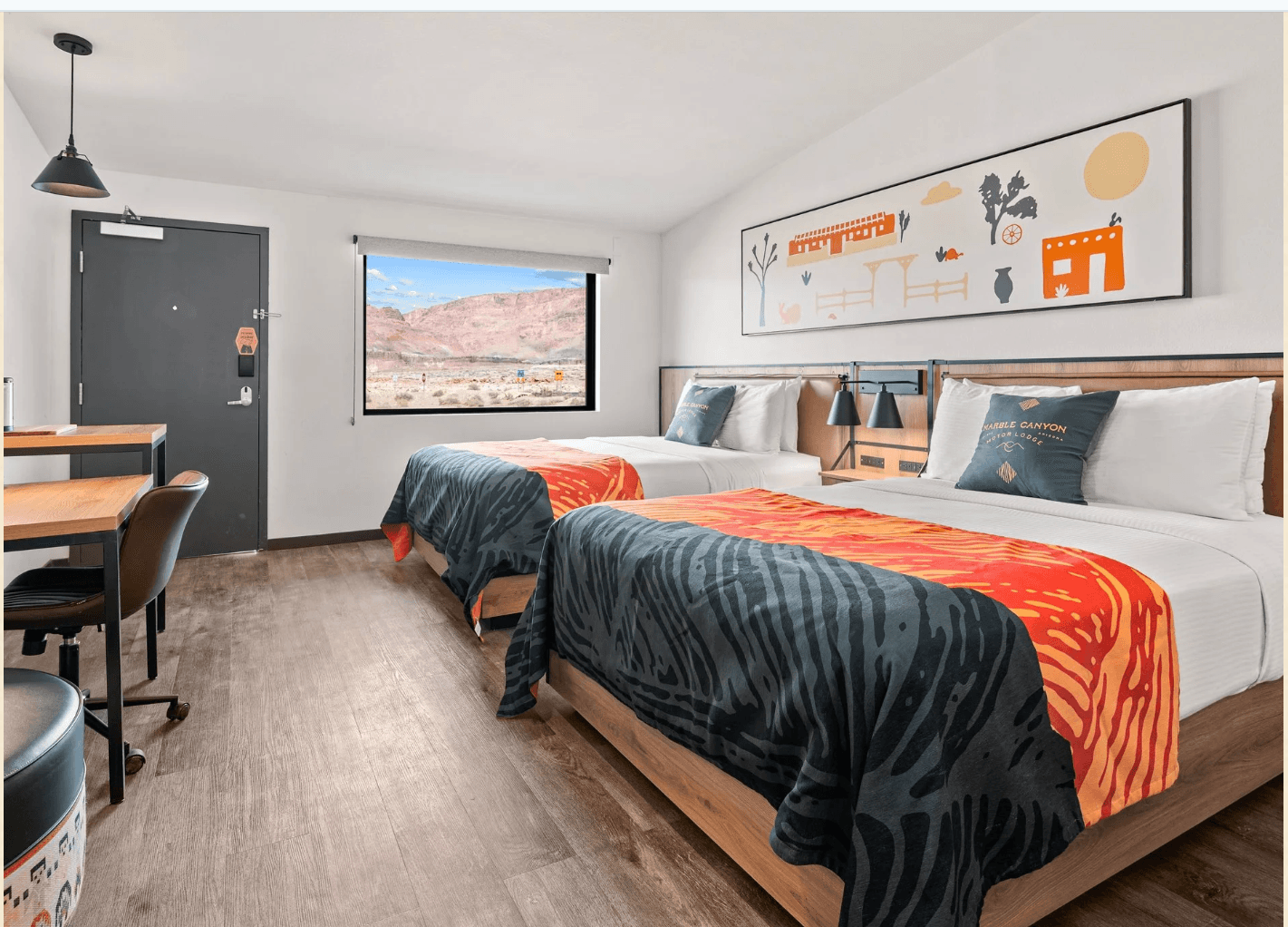 (L41) Marble Mountain Airport – (L41) Marble Canyon Airport - Private Double Queen Room at the Edge of Red Rock Country 🌄🛩️
